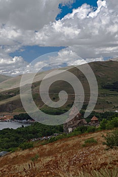 Sevanavank, a monastery in Armenia on the shores of Lake Sevan