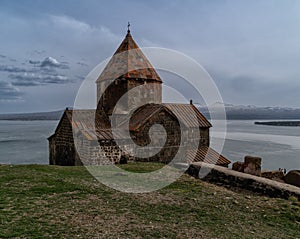 Sevanavank is a monastery complex located on the shore of Lake Sevan in Armenia