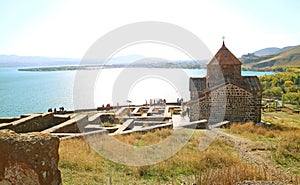 Sevanavank Monastery Complex on a Northwestern Shore of Lake Sevan, Gegharkunik Province, Armenia