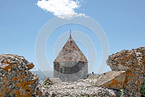 Sevanavank is monastery complex on a peninsula of Lake Sevan which is located in Gegharkunik region