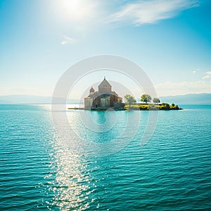 Sevanavank Monastery on Lake Sevan, Armenia