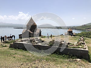 Sevanavank Monastery at Lake Sevan, Armenia