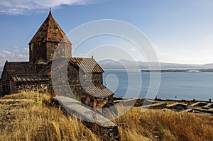 Sevanavank (Sevan Monastery), a monastic complex located on a sh