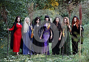 Seven beautiful witches