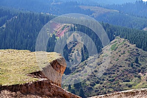 Seven bulls and a broken heart canion. Kyrgyzstan