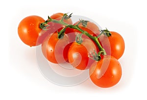 Seven cherry tomatoes