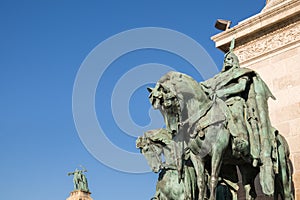 Seven Chieftains of the Magyars. Budapest, Hungary