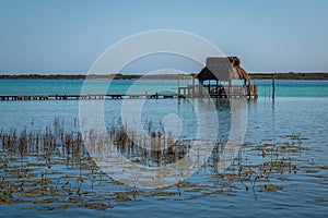 Seven Color Lagoon in Bacalar