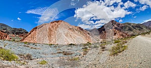 Seven Color Mountains in Purmamarca, Argentina photo