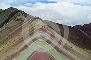 Seven colour mountain in Peru