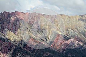 Seven colour mountains in Argentina