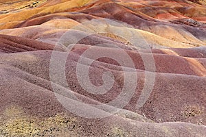Seven coloured earth in Chamarel