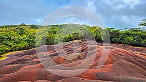 The Seven Coloured Earth, Chamarel, Mauritius