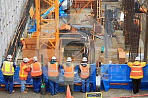 Seven Construction Workers