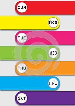 Seven day schedule photo