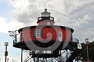Seven Foot Knoll Lighthouse in Baltimore