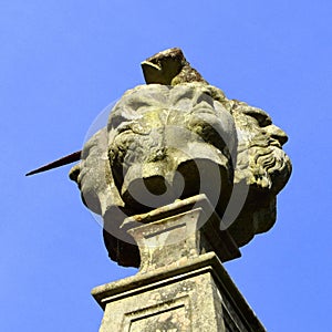Seven Head statue in Scotland. NC500 road