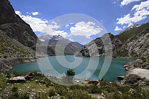 Seven lake trekking for the Fan mountains in Tajikistan