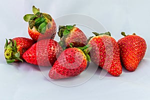 Seven lucky strawberies