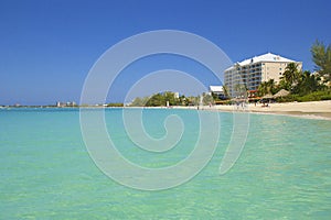 Seven Mile beach in Grand Cayman, Caribbean