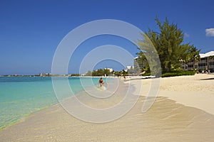 Seven Mile beach in Grand Cayman, Caribbean