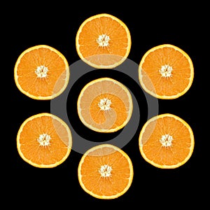Seven Orange Slices