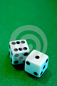 A seven played dices