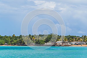 Seven Sea beach park in tropical Fajardo Puerto Rico