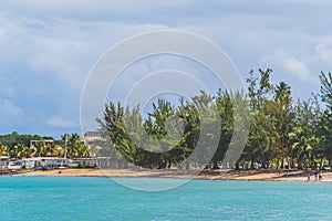 Seven Sea beach in tropical Fajardo Puerto Rico