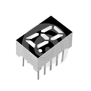 Seven-segment digits display