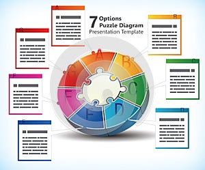 Seven sided presentation template