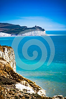 Seven Sisters cliffs English coast