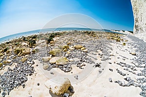 Seven Sisters cliffs fisheye