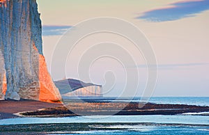 Seven Sisters Cliffs South Downs England landscape