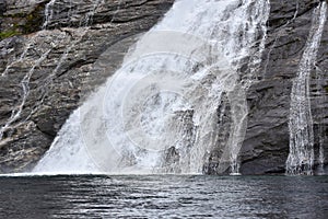 The Seven Sisters spectacular waterfall at Geirangerfjord