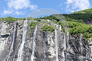 The seven sisters waterfall