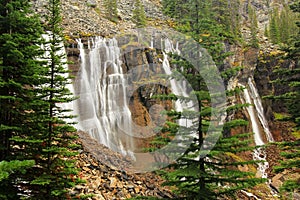 Seven Veils Falls, Lake O'Hara, Yoho National Park, Canada