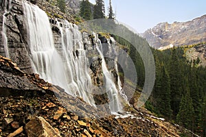 Seven Veils Falls, Lake O'Hara, Yoho National Park, Canada