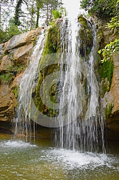 Seven waterfalls of Campdevanol Gerona