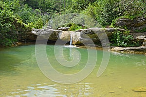 Seven waterfalls of Campdevanol Gerona