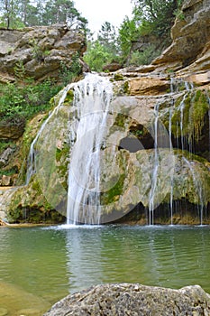 Seven waterfalls of Campdevanol Gerona