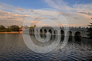 Seventeen Arch Bridge in Summer Palace