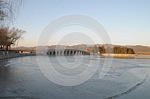 20191204 Seventeen hole bridge in the Summer Palace