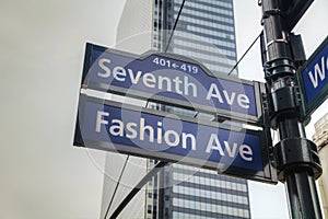 Seventh avenue sign