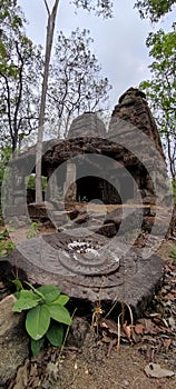 Seventh century sun temple in the wilderness of Satpura national park in Madhya Pradesh  built by Gond tribes 1200 years ago