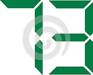 Seventy-three digital number 73
