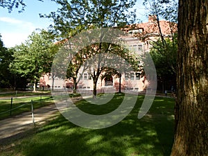 Sever Hall, Harvard Yard, Harvard University, Cambridge, Massachusetts, USA