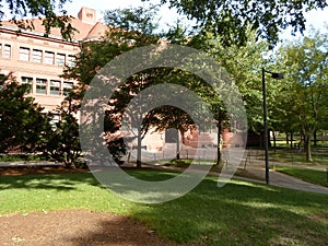 Sever Hall, Harvard Yard, Harvard University, Cambridge, Massachusetts, USA