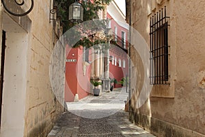 Buildings of Pueblo Espanol Palma de Mallorca Spain photo