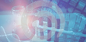 Several Chimical device in laboratory